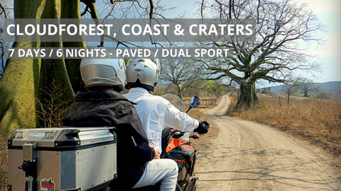 Guided Cloudforest Coast and Craters Motorcycle Tour