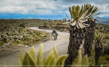 dirt bike tour in el angel park ecuador
