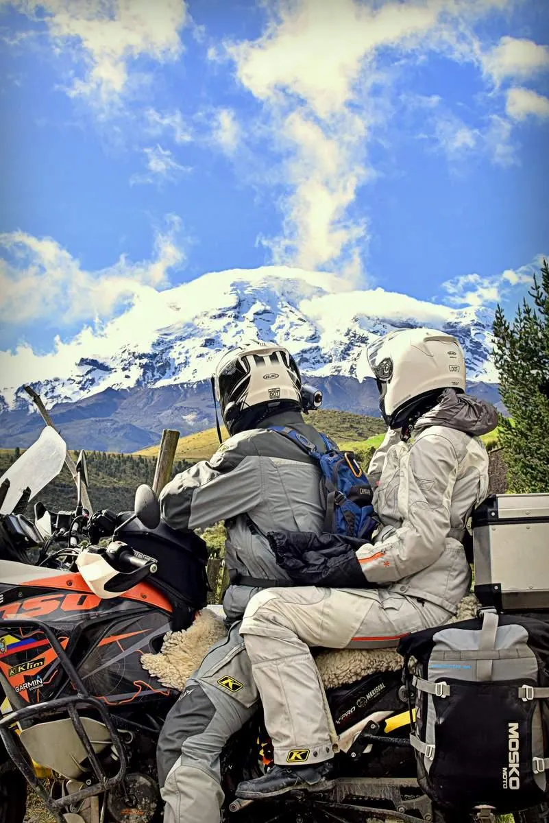KTM 1050 Adventure at Chimborazo in Ecuador