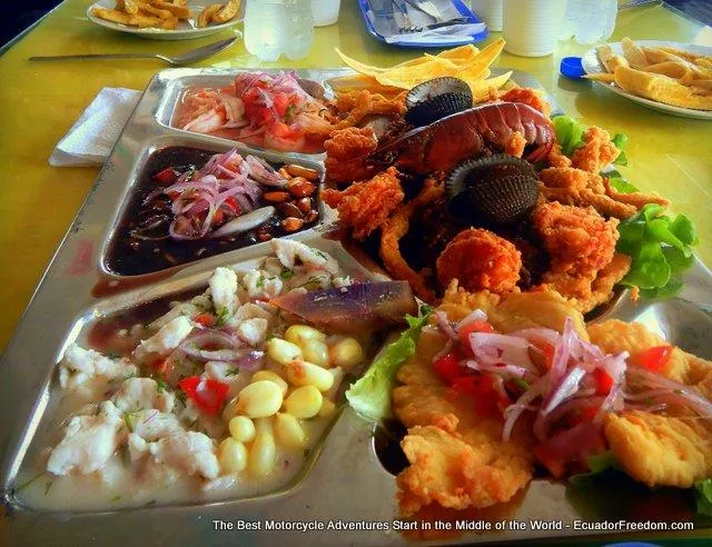coastal feast in ecuador
